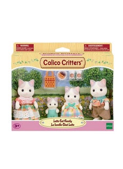 Calico Critters Calico Critters Latte Cat Family - Set of 4 Collectible Doll Figures for Ages 3+  - Image 2
