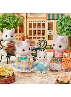 Calico Critters Calico Critters Latte Cat Family - Set of 4 Collectible Doll Figures for Ages 3+  - Image 3