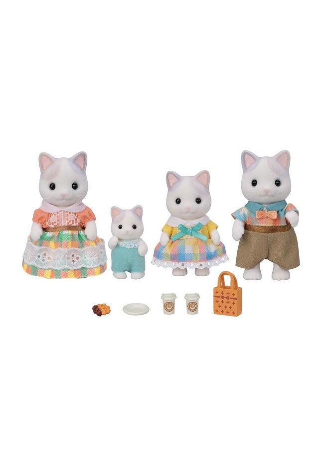 Calico Critters - Calico Critters Latte Cat Family - Set of 4 Collectible Doll Figures for Ages 3+ - Image 1