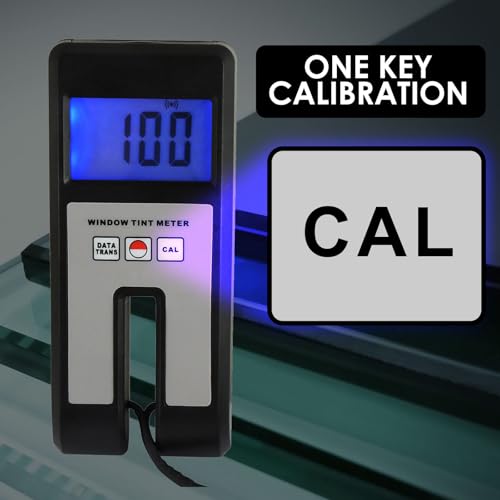 Gain Express Digital Car Window Tint Meter - Portable Solar Tester for Visual Light Transmission, Filmed Glass, UV IR Rejection and Spectrum Analysis - Image 5