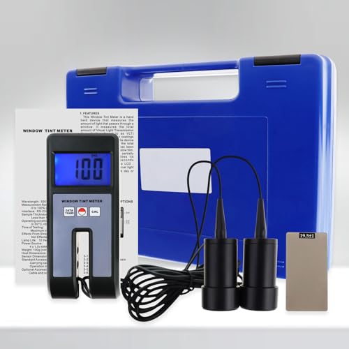 Gain Express Digital Car Window Tint Meter - Portable Solar Tester for Visual Light Transmission, Filmed Glass, UV IR Rejection and Spectrum Analysis - Image 3
