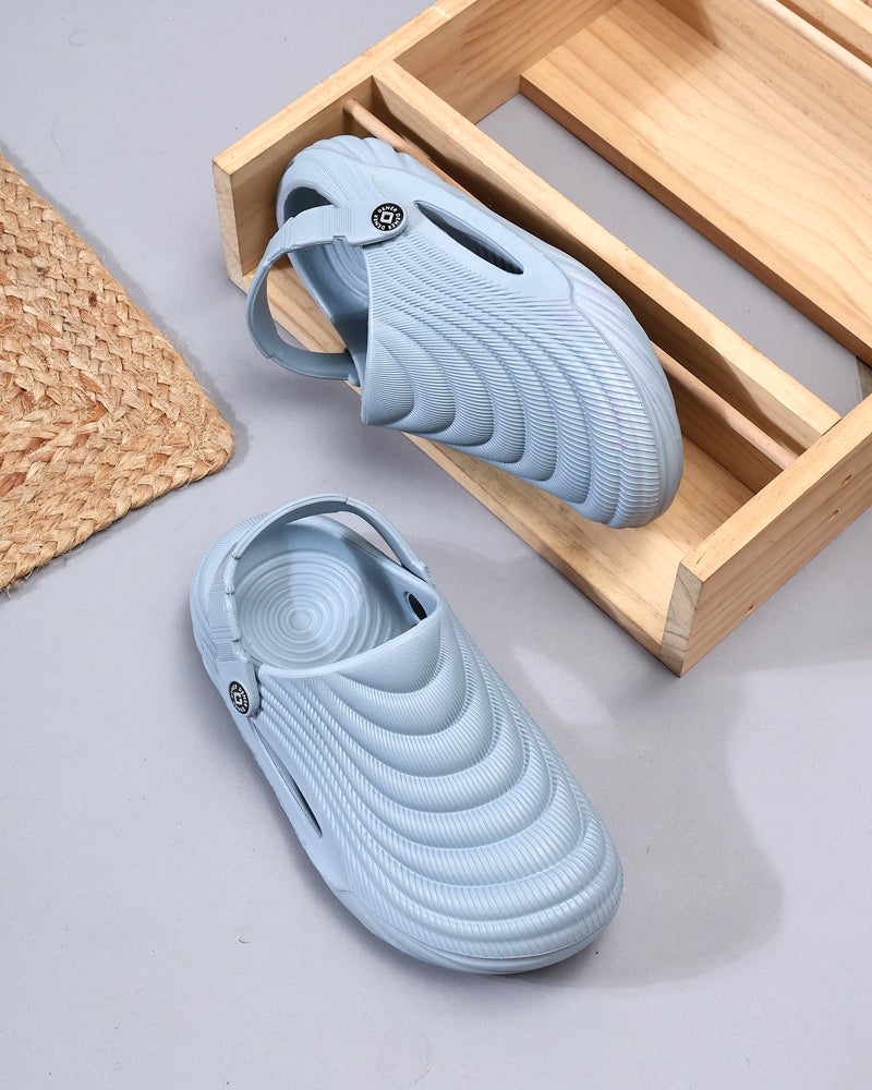 Face صنادل زرقاء مائية سهلة الارتداء للأطفال - Image 1