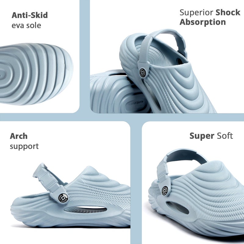 Face صنادل زرقاء مائية سهلة الارتداء للأطفال - Image 4