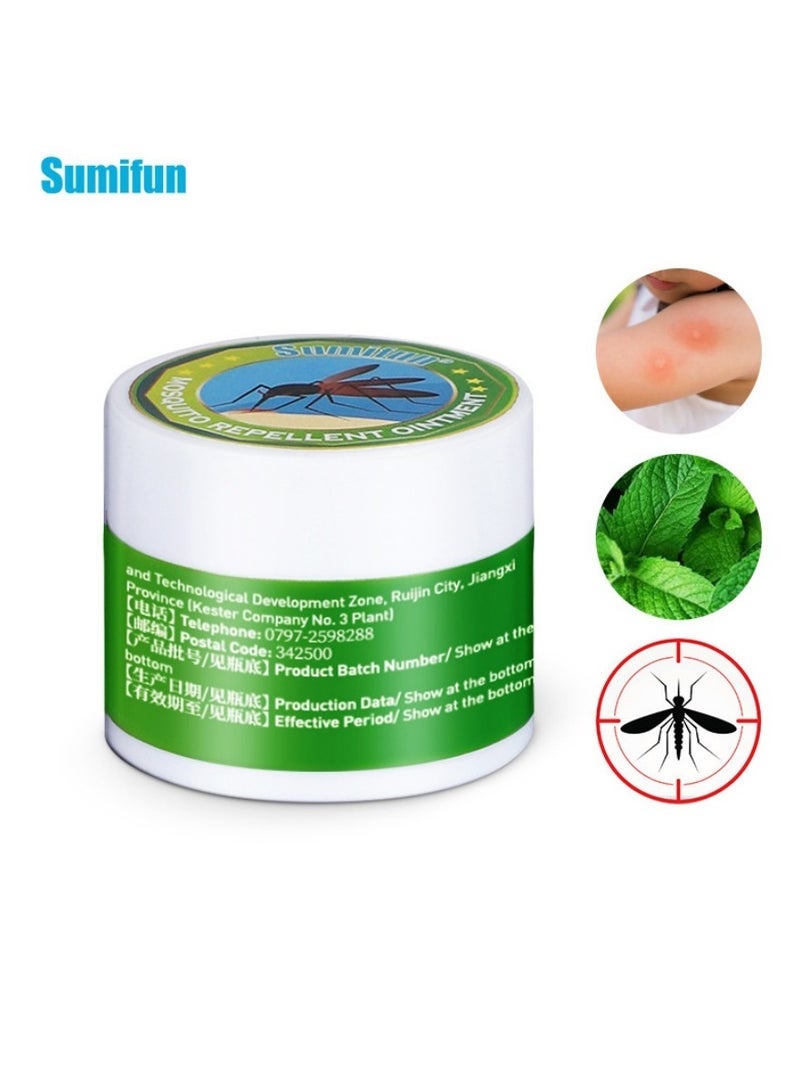 سوميفون Mosquito Repellent Ointment Protects Against Mosquitoes, Green Herb Ointment for Mosquito Repellent Motion Sickness - Image 1