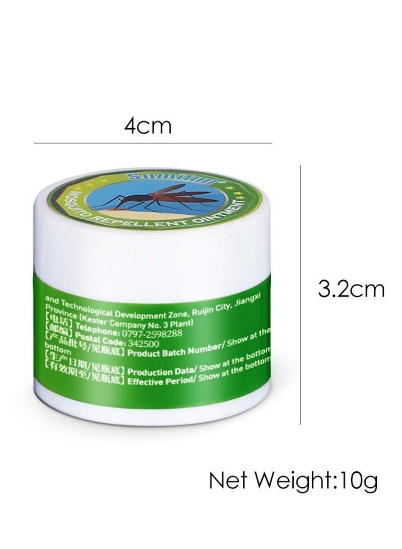 سوميفون Mosquito Repellent Ointment Protects Against Mosquitoes, Green Herb Ointment for Mosquito Repellent Motion Sickness - Image 5