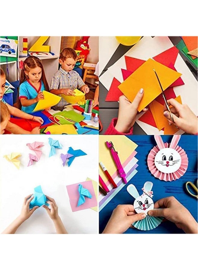 OFIXO Origami Paper 15 cm X 15 cm Pack of 100 Sheets, Assorted Colors for Origami, Scrapbooking, Hobby Crafts, Project Work - Image 4
