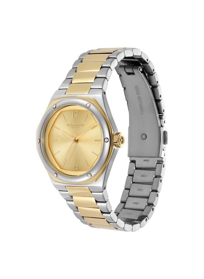 OLIVIA BURTON Hexa Blush & Silver Bracelet Watch  - Image 2