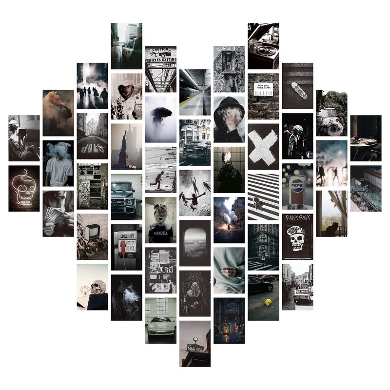 New 50 Posters Sale Postcard Poster Decorative Painting Color Aesthetic Card - Image 3