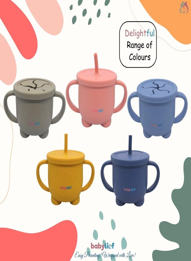 Babylief Silicone Snack Cup (Navy) - Image 5