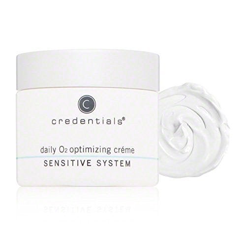 Credentials Daily O2 Optimizing Crme Silky Luxurious Moisturizer with Revitalin BT Vitamins Antioxidants Boosts Cell Respiration Firms Hydrates Sensitive Skin Delicately Scented