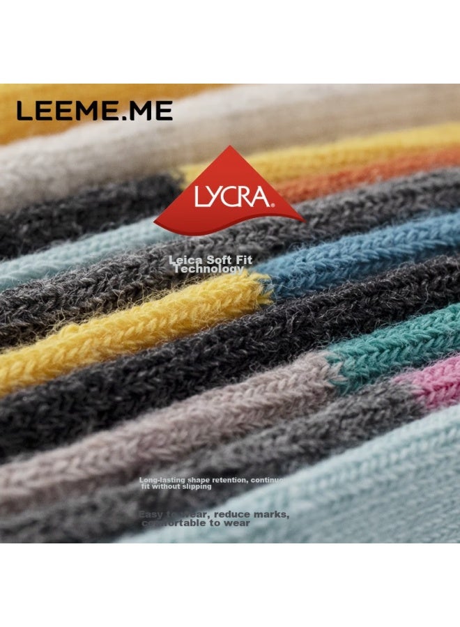 Leeme.me Li Mi Men's Socks, Spring And Summer Short Socks, Contrasting Color Men's Socks, Breathable Sweat-absorbing Boat Socks, 4 Pairs, 4 Colors - Image 2