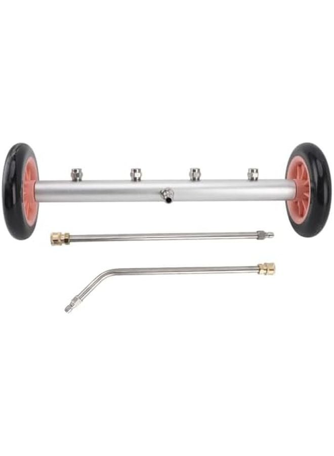 مُنظِّف أسفل الهيكل بمسدس المياه عالي الضغط باللون الوردي والأسود بقوة 4000 رطل لكل بوصة مربعة للشاحنات وسيارات الدفع الرباعي - Image 1