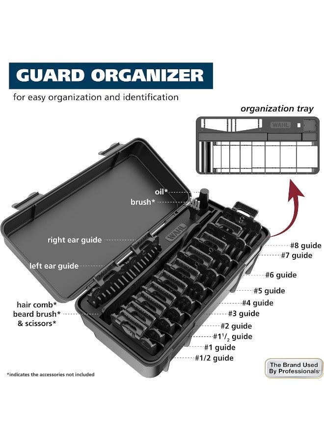 WAHL Renewed - Wahl Clipper Genuine Smooth Cut Guide Comb Set with Hair Clipper Guard Organization Caddy - Image 4