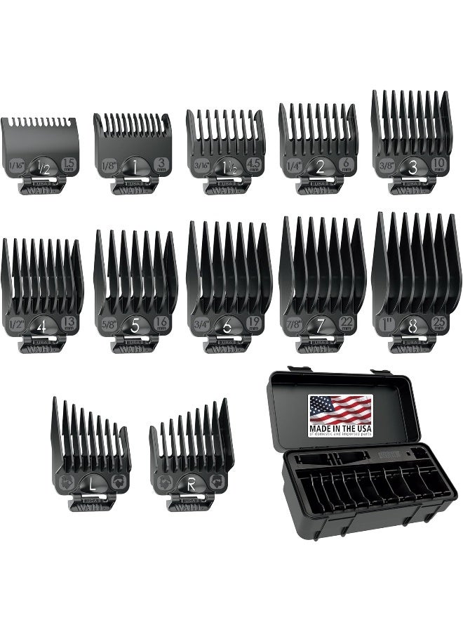 WAHL Renewed - Wahl Clipper Genuine Smooth Cut Guide Comb Set with Hair Clipper Guard Organization Caddy - Image 2