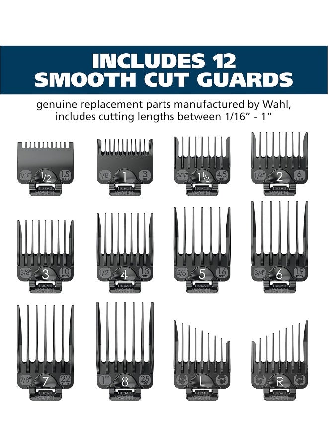 WAHL Renewed - Wahl Clipper Genuine Smooth Cut Guide Comb Set with Hair Clipper Guard Organization Caddy - Image 5