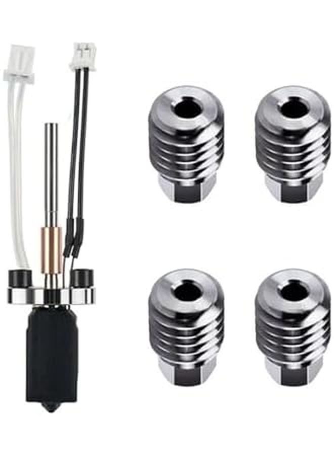 طقم النهاية الساخنة المتوافق مع طابعة Creality K1C وK1 MAX وK1 SE ثلاثية الأبعاد مع فوهة HK PC 4466 مم - Image 2