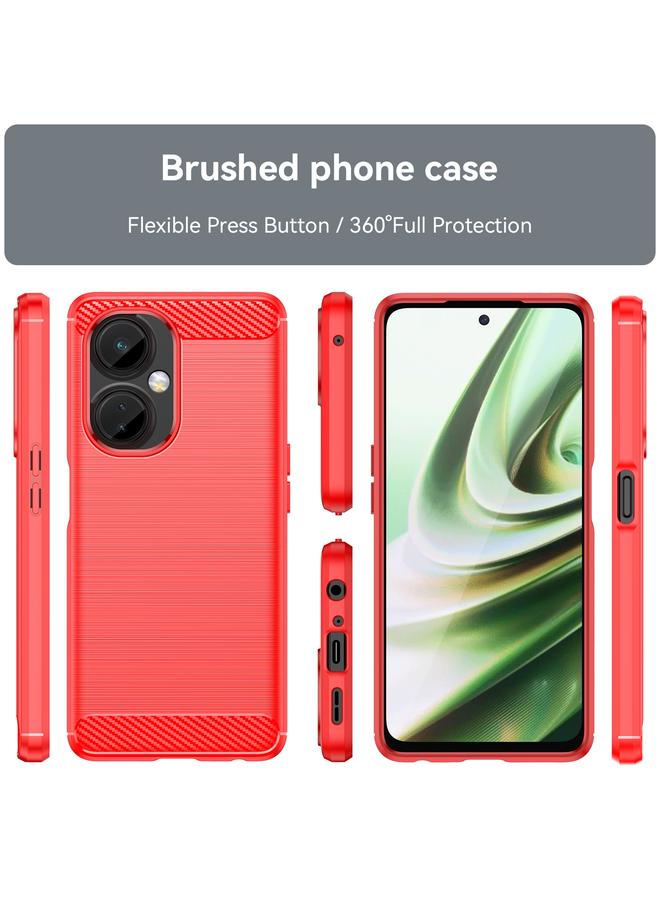 اس-توب جراب لهاتف OnePlus Nord CE3 Lite مصنوع من ألياف الكربون المصقولة TPU - Image 2