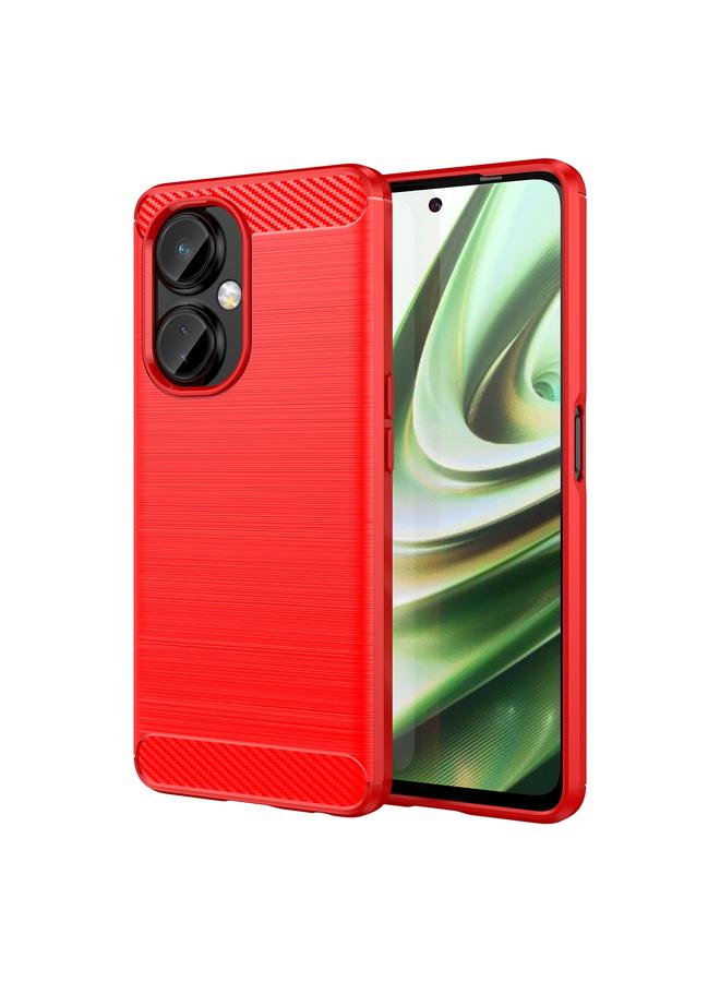 اس-توب جراب لهاتف OnePlus Nord CE3 Lite مصنوع من ألياف الكربون المصقولة TPU - Image 1