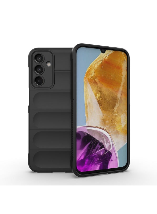 Case For Samsung Galaxy M15 4G  , - Shockproof Brushed Protection Cover - Heavy Duty Case With Ultra Protection For Camera Slip-Resistant - Black - Image 1