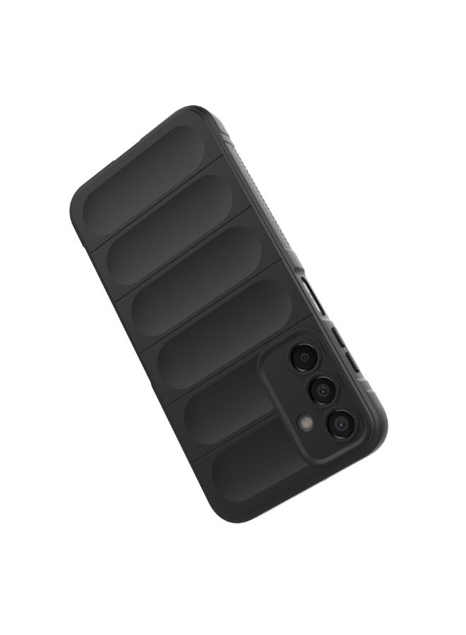 Case For Samsung Galaxy M15 4G  , - Shockproof Brushed Protection Cover - Heavy Duty Case With Ultra Protection For Camera Slip-Resistant - Black - Image 2