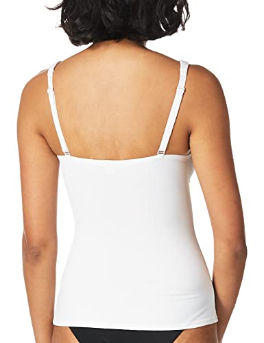 Rhonda Shear Ahh By Rhonda Shear Women's Molded Cup Camisole, White, 1X - Image 3