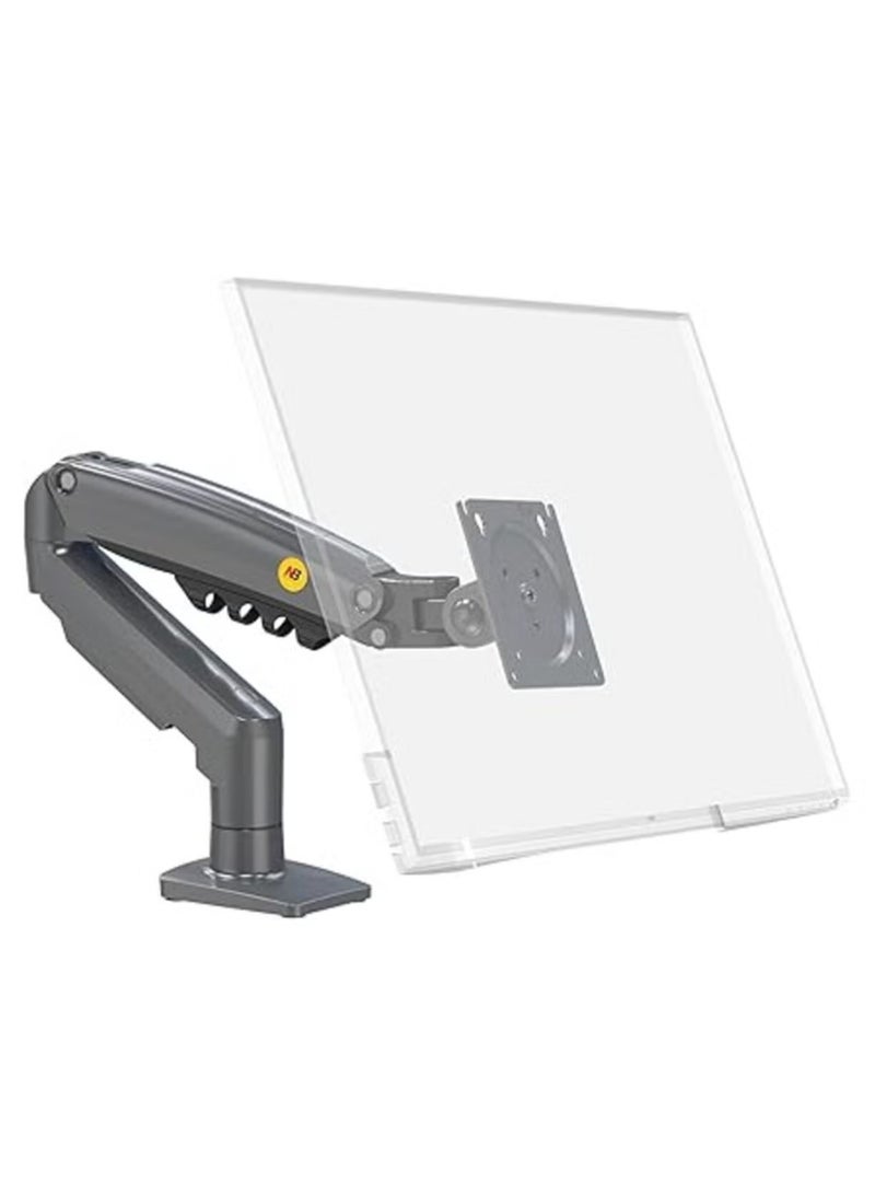 NB Monitor Mount Fits 4.4 to 19.8lbs Computer Monitors - Adjustable Desk Stand with Tilt, Rotation, & Swivel Functions - F80 Desk Mount for Ergonomic Viewing, Space-Saving Design, VESA Compatible (75x75mm & 100x100mm) - Image 5