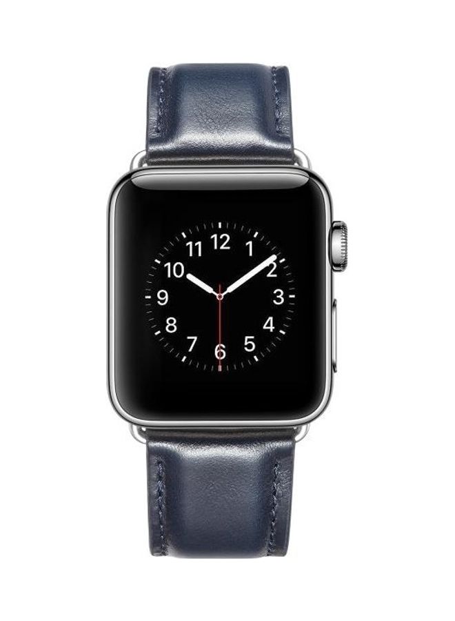 NIBEMINENT Replacement Watchband For Apple Watch Dark Blue  - Image 4