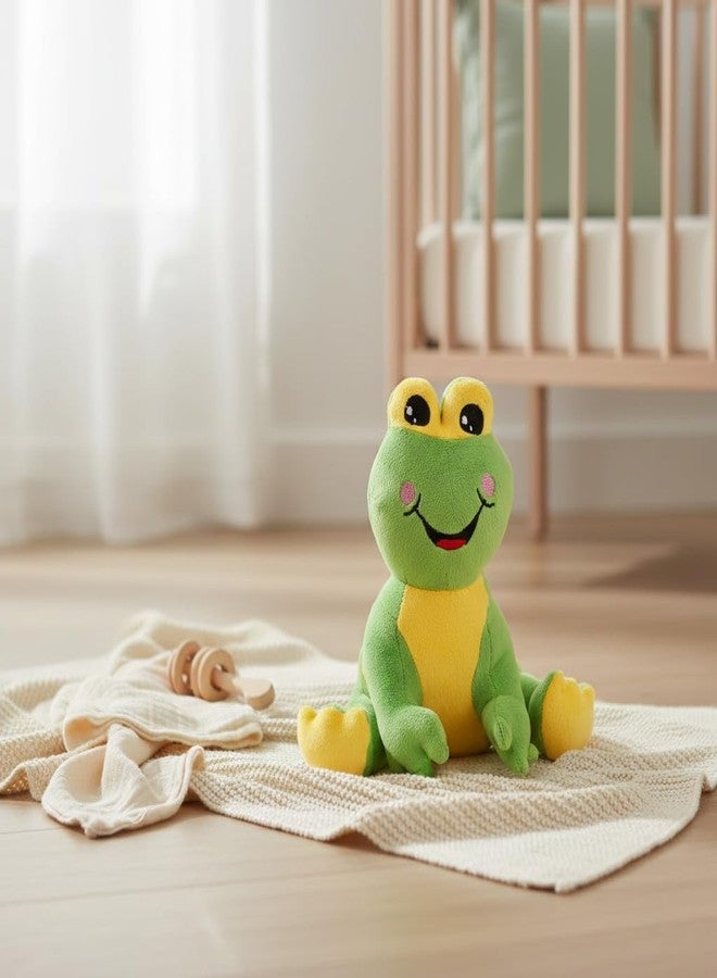 itsy-bitsy Itsy Bitsy Soft Toy Frog Green & Yellow 10 Inch | Plush Stuffed Animal | Cute Cuddly Fabric Toy for Kids Playtime Nursery Décor & Gifting - Image 3