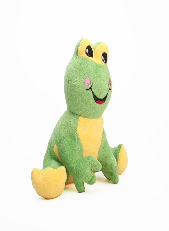 itsy-bitsy Itsy Bitsy Soft Toy Frog Green & Yellow 10 Inch | Plush Stuffed Animal | Cute Cuddly Fabric Toy for Kids Playtime Nursery Décor & Gifting - Image 2