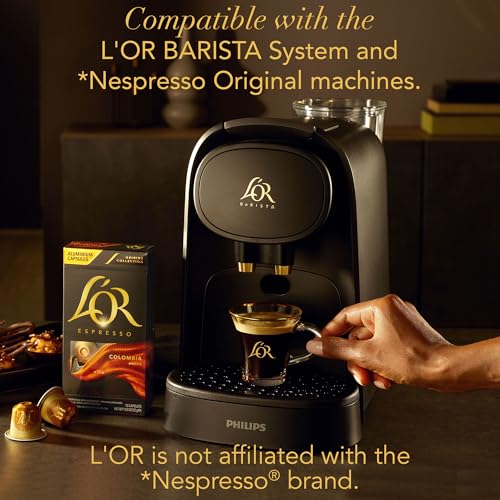 L'or LOR Espresso Capsules 10 Count Vanilla SingleServe Aluminum Coffee Capsules Compatible with the LOR BARISTA System  Nespresso Original Machines 10 Count Pack of 1 - Image 5