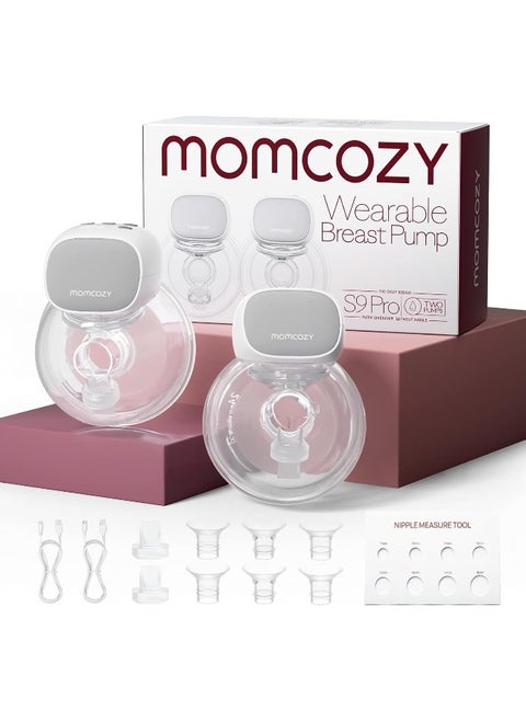 S9 Pro Wearable Breast Pump - Double - Hands-Free - Long Battery Life And LED Display