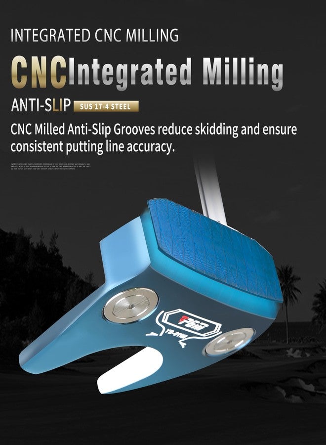 PGM TUG024 CNC‑Milled Low‑CG Golf Putter with Alignment Line & Oversized Grip - Tungsten Counterweight, Stainless Shaft, Men’s Right‑Handed - Image 3