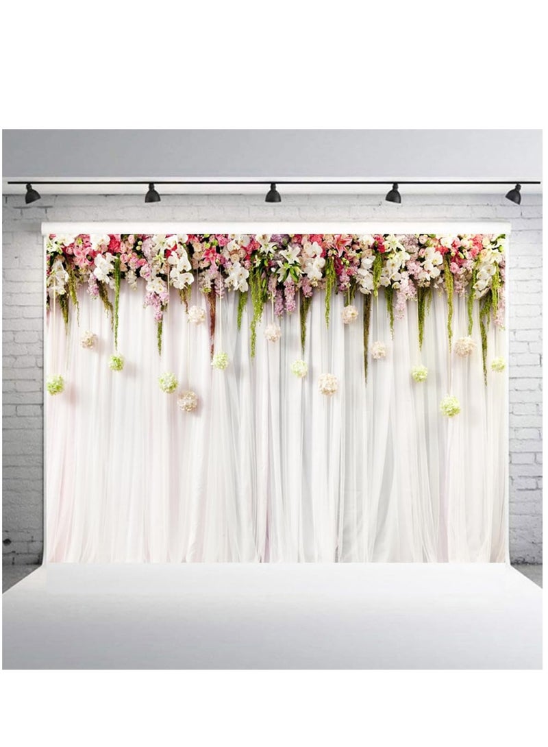 2.1 * 1.5m/ 7 * 5ft Photography Backdrops Wedding Backdrop for Photography Photo Studio Props for Party Decoration Baby Children Portrait Photos W-021  - Image 2