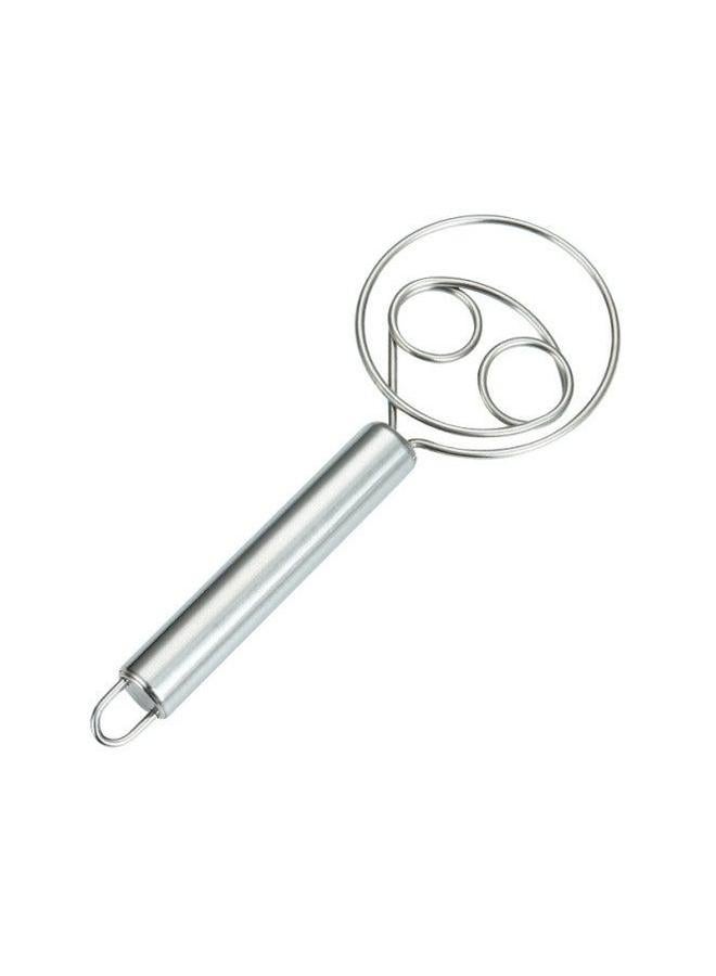 Manual Egg Beater Kitchen Utensil For Daily Use Restaurant Supplies Stainless Steel Whisk Ideal Blending Sauces Dressings-Color:Ordinary Style  - Image 1