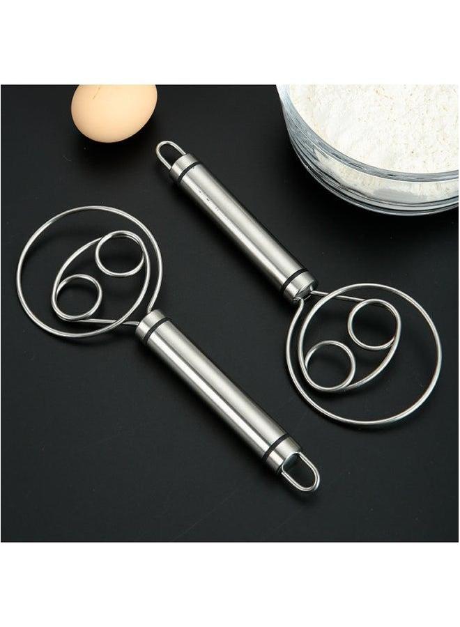Manual Egg Beater Kitchen Utensil For Daily Use Restaurant Supplies Stainless Steel Whisk Ideal Blending Sauces Dressings-Color:Ordinary Style  - Image 4