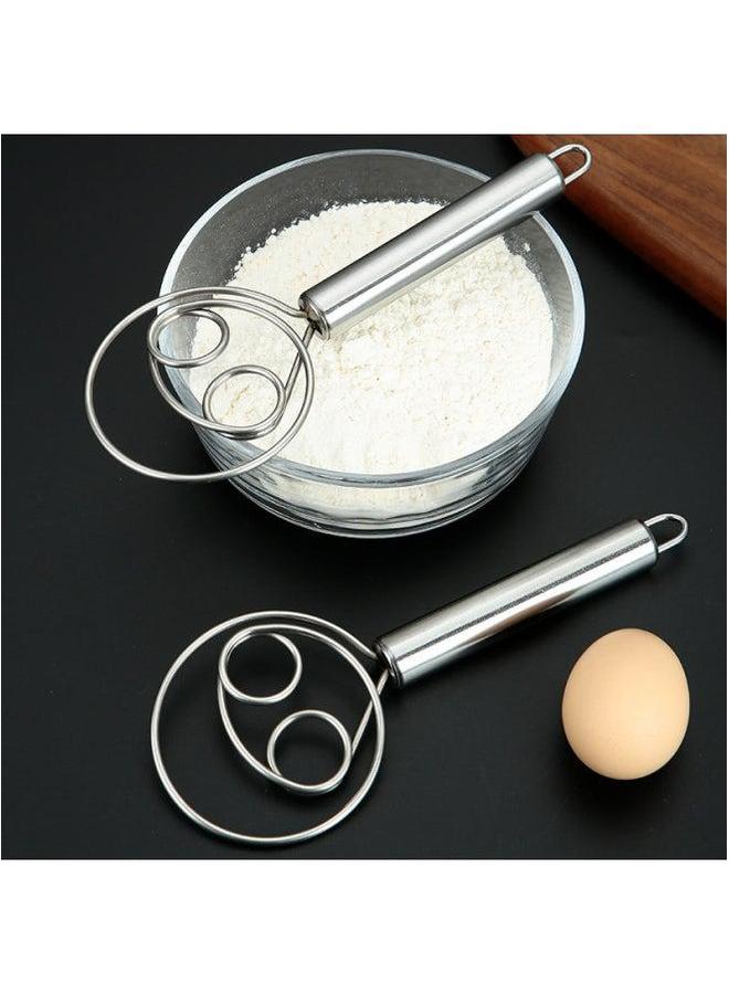 Manual Egg Beater Kitchen Utensil For Daily Use Restaurant Supplies Stainless Steel Whisk Ideal Blending Sauces Dressings-Color:Ordinary Style  - Image 5
