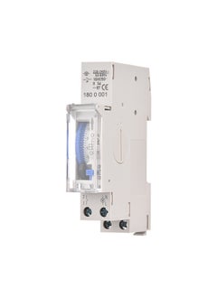 Mechanical 24 Hours Timer Switch AC 220-240V 15 Minutes Interval 96 Times ON/ OFF Programmable Electrical Timer DIN Rail Installation Relay Switch