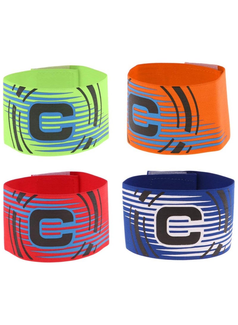 Spall Captain Arm Band Adjustable C Standard Player Bands For Soccer Basketball Volleyball School Team Competition Coach Players Wrist Arm Bands For Adult And Youth - Image 3