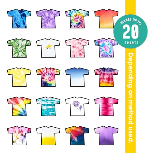 SEI S.E.I. Classic Tie Dye Kit, Fabric Dye Spray Set, Easy Clean Up, Easy Application, Spray Tie Dye Kit - 8 Pack of Colors - Image 3