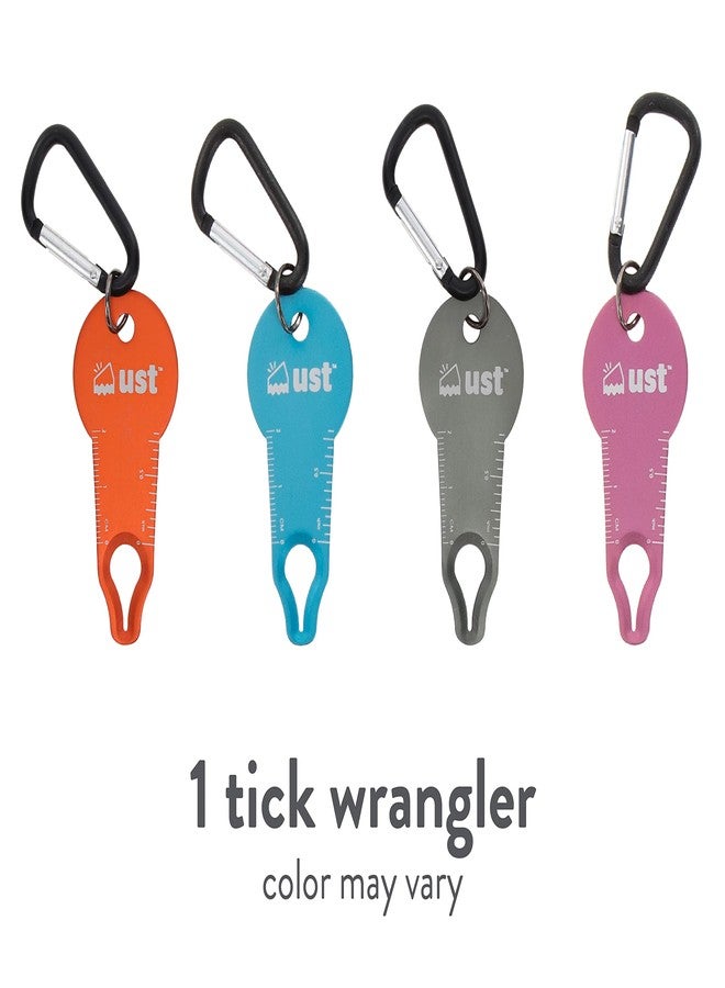 ust Tick Wrangler with Lightweight Design, Ruler and Carabiner for Tick Removal While Hiking, Camping, Backpacking or Outdoor Survival - Image 3