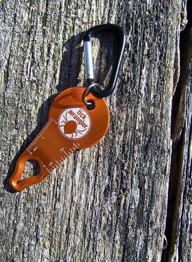 ust Tick Wrangler with Lightweight Design, Ruler and Carabiner for Tick Removal While Hiking, Camping, Backpacking or Outdoor Survival - Image 5