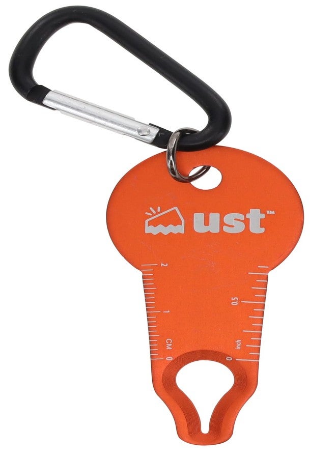 ust Tick Wrangler with Lightweight Design, Ruler and Carabiner for Tick Removal While Hiking, Camping, Backpacking or Outdoor Survival - Image 1