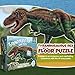 Genius Games Tyrannosaurus Rex Dinosaur Jigsaw Puzzle 100Piece Double Sided Floor Puzzle with GlowinTheDark Skeleton On Other Side 4 FT Scientifically Accurate Dino Illustration Educational Toy for Kids - Image 4