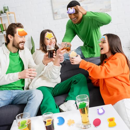 FOGWOWO 72 Pcs St Patricks Day Gifts Sticky Notes and Pens with Ribbon,St.Patricks Day Gifts for Classroom,Lucky Charm Notepads Self-Stick Memo Pads Irish St Patricks Gift for Coworkers Office Party Favors - Image 5