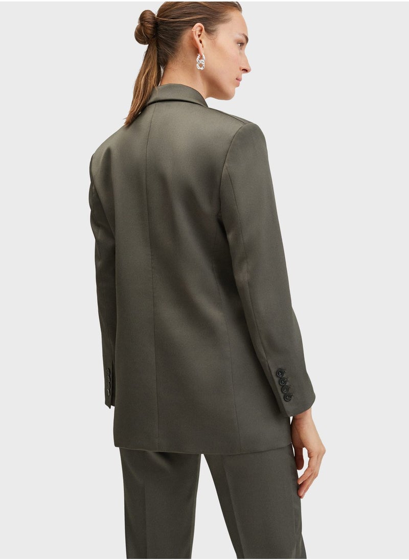 MANGO - Tailored Knitted Blazer - Image 1
