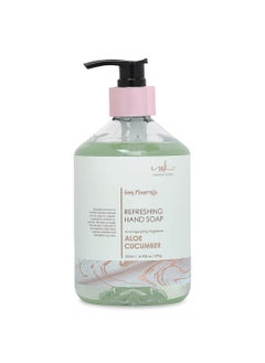 Manna Kadar Manna Kadar Beauty Dead Sea Minerals Refreshing Hand Soap Aloe Cucumber  Cleans Away Dirt UltraMoisturizing Lather Leave Hands Feeling Fresh  Renewed Gentle Seawater With Essential Minerals 