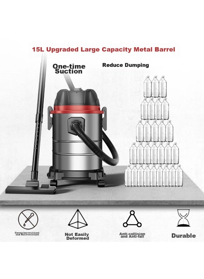 Yangzi Vacuum Cleaner, High-power 1600w For Home Use, Renovation Grouting, Car Cleaning, Commercial And Hotel Use, Carpet Suction, Powerful Multi-functional Dust Removal Machine, Yz-02a - Image 4