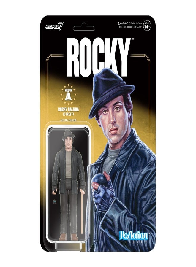 Super7 Rocky Balboa (Street) - 3.75" Rocky Action Figure with Accessories Classic Movie Collectibles and Retro Toys - Image 1