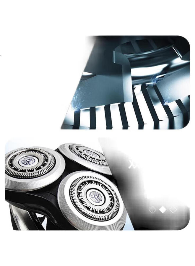 PURPAVWINNER Compatible With Philips S9000 Series Shaver Heads Sh90, Suitable For S9850/9731/Sp9863/Rq1258Cc Accessories, Three Blades + Three Blade Combs - Image 3