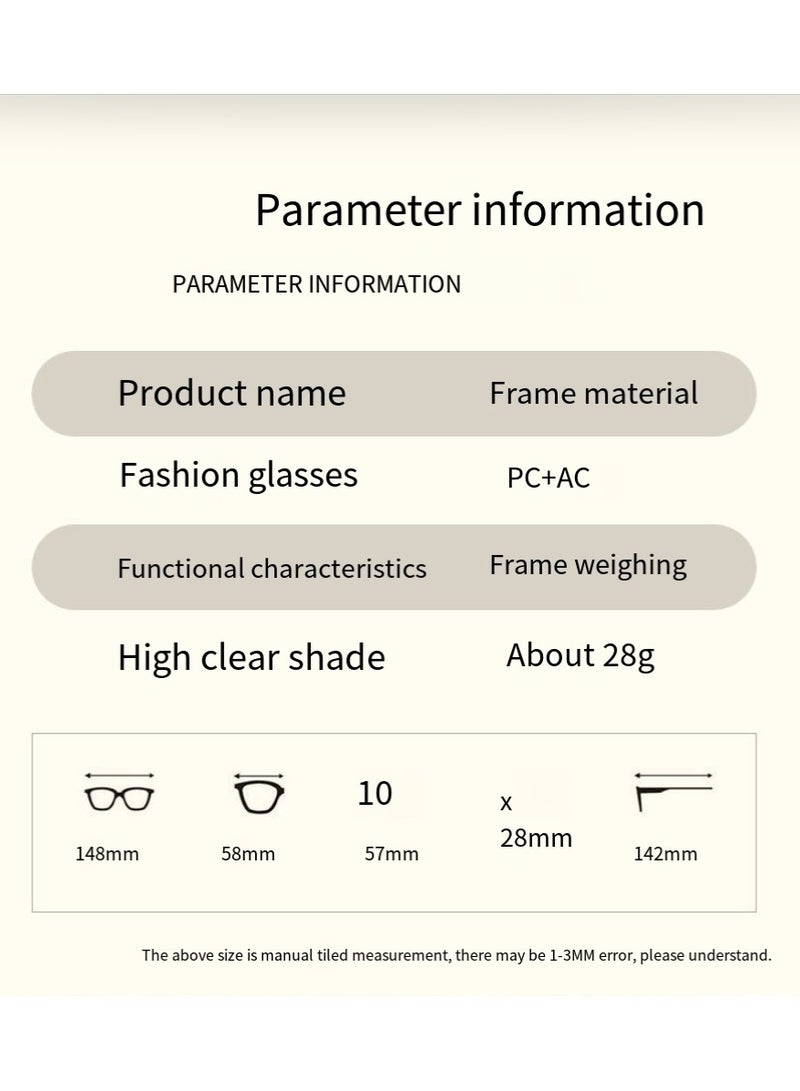 عام نظارة شمسية نسائية، إطار بيضاوي كبير جديد، لون متدرج عالي الجودة، حماية من الأشعة فوق البنفسجية، متعددة الاستخدامات وعصرية، نظارة شمسية كبيرة الحجم - Image 4